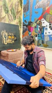 In the studio, time stands still as art unfolds