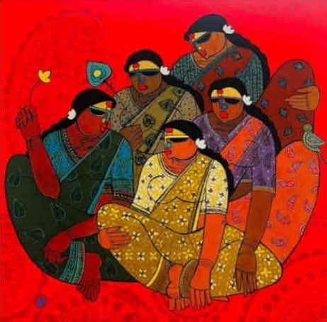 Gossip - Painting