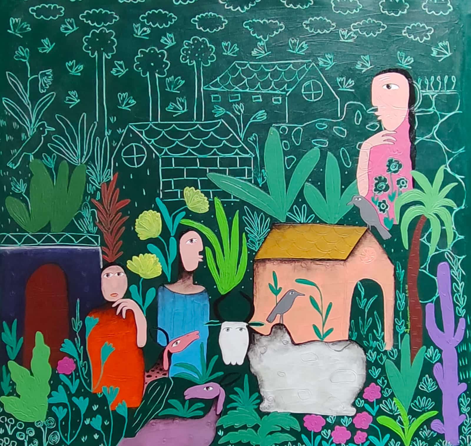 Village scene