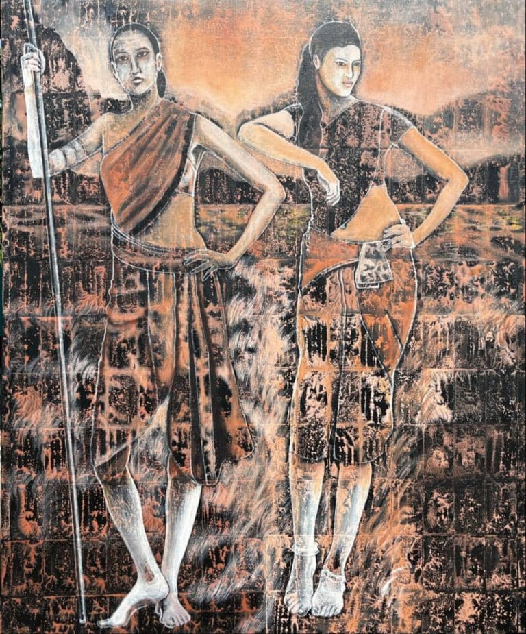 Two village women