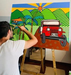 Every brush stroke tells something extraordinary