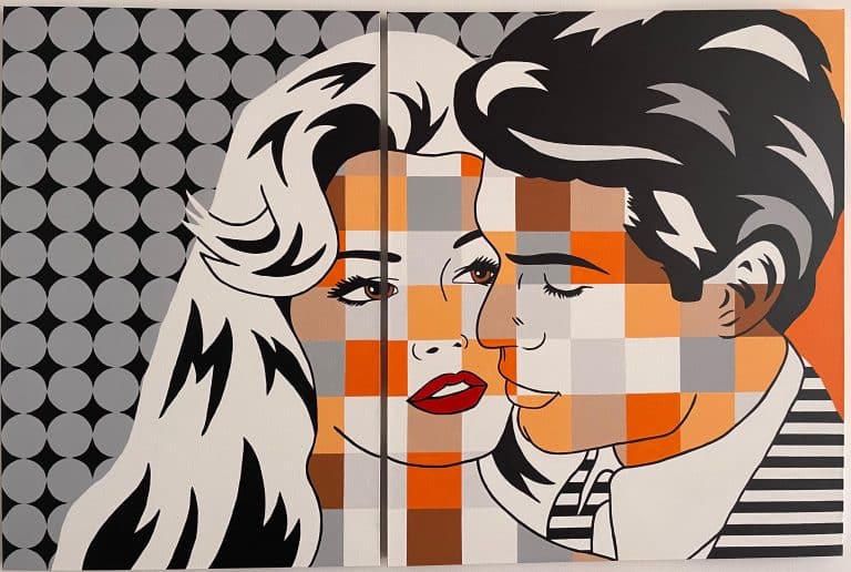 Couple in Orange
