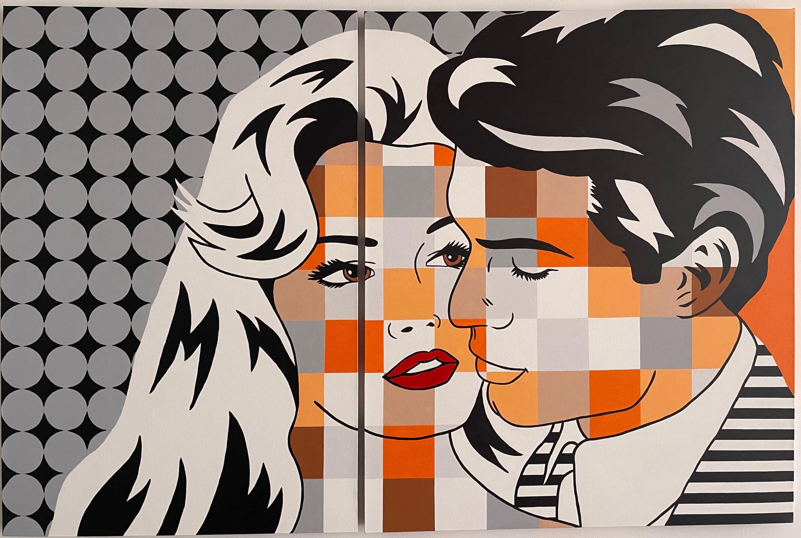 Couple in Orange