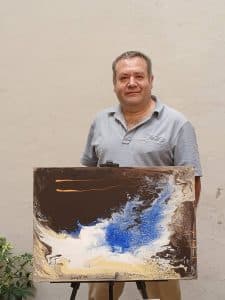 JerrySV con la obra Sechste