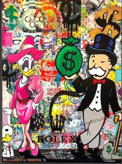 Monopoly Man x Daisy Duck