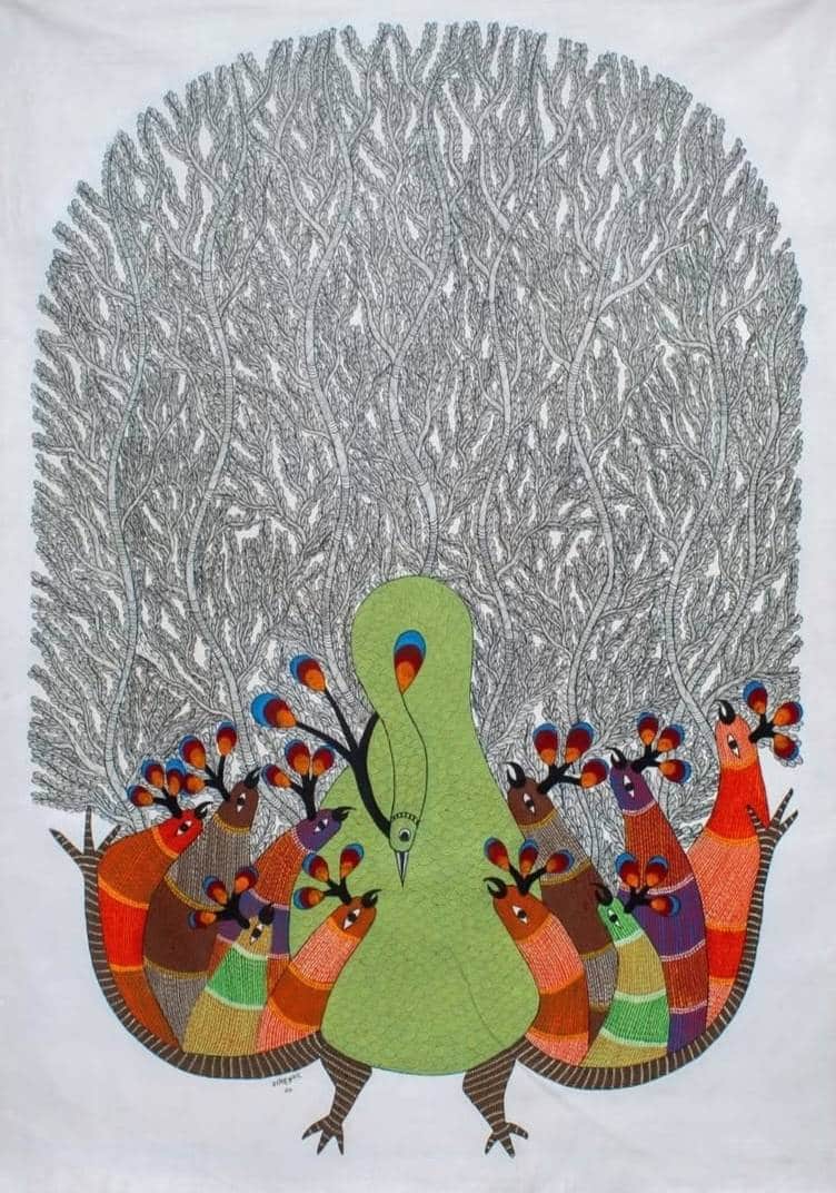 Rajendra Kumar – Gond Art IX