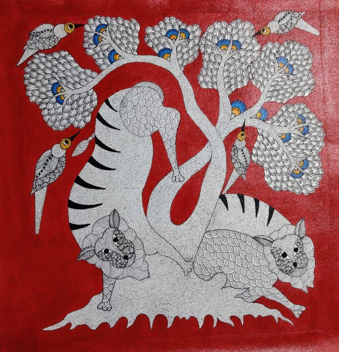 Rajendra Kumar – Gond Art X