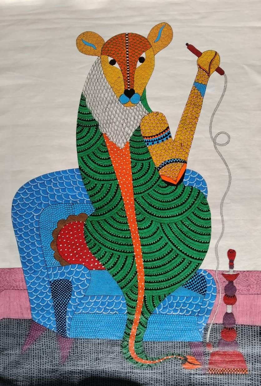 Rajendra Kumar – Gond Art XV