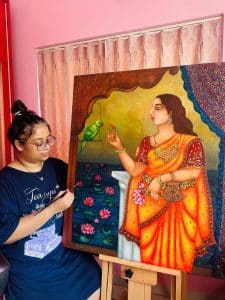 Journaling the heartbeat of creation in my studio sanctuary