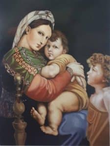 Homenaje virgen de la silla