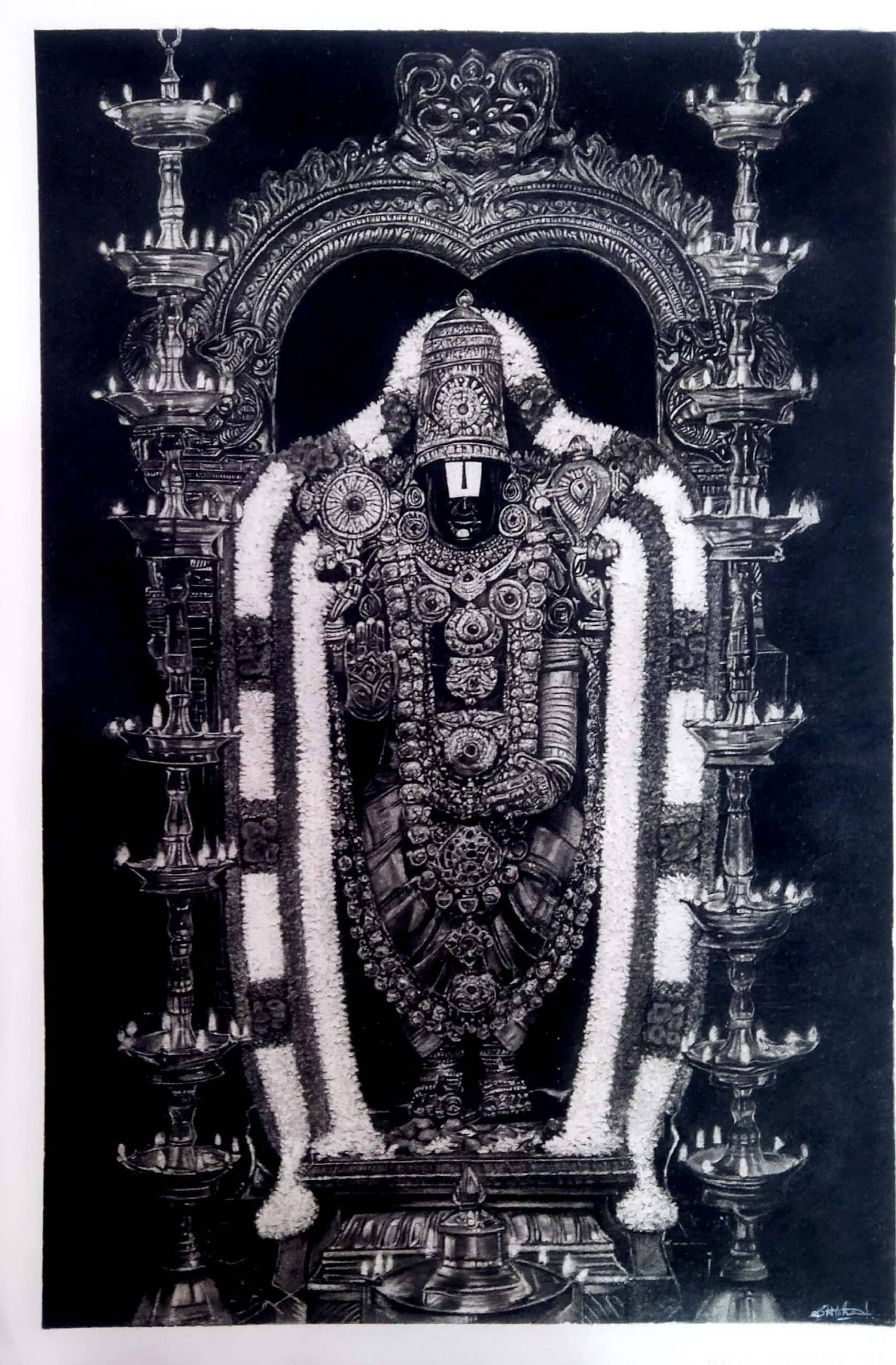 Lord Venkatachalapathy Artwork