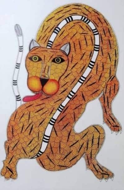 Ranjendra Kumar Gond Art IV