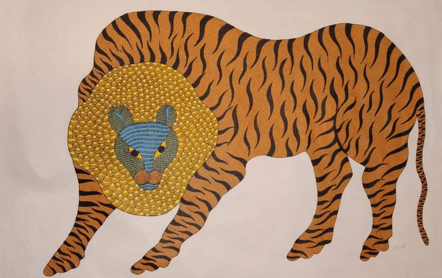 Rajendra Kumar – Gond Art V
