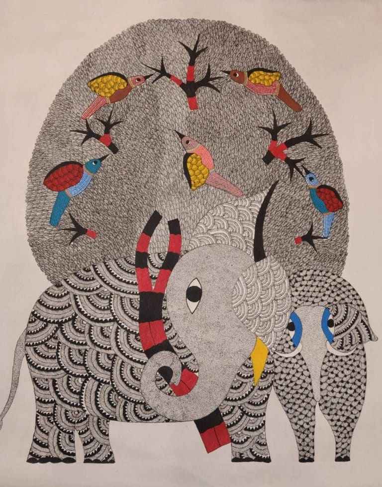 Rajendra Kumar – Gond Art VI