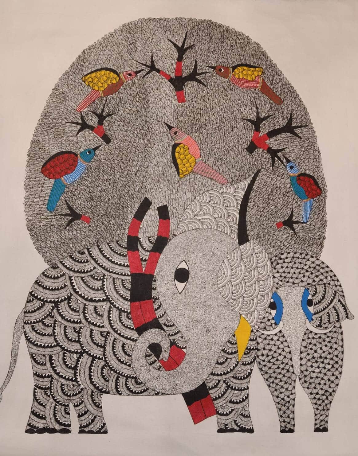 Rajendra Kumar – Gond Art VI