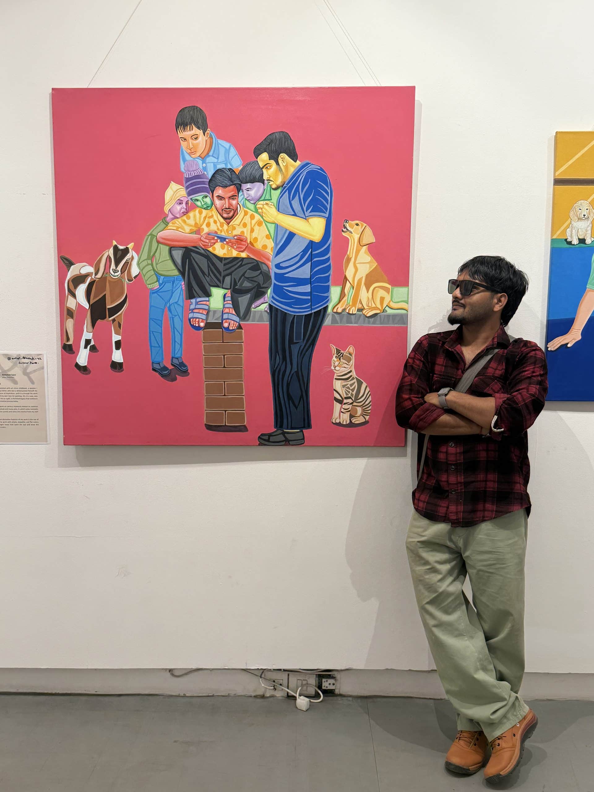 A lovely journey without flashy colours and lifes with my paintings