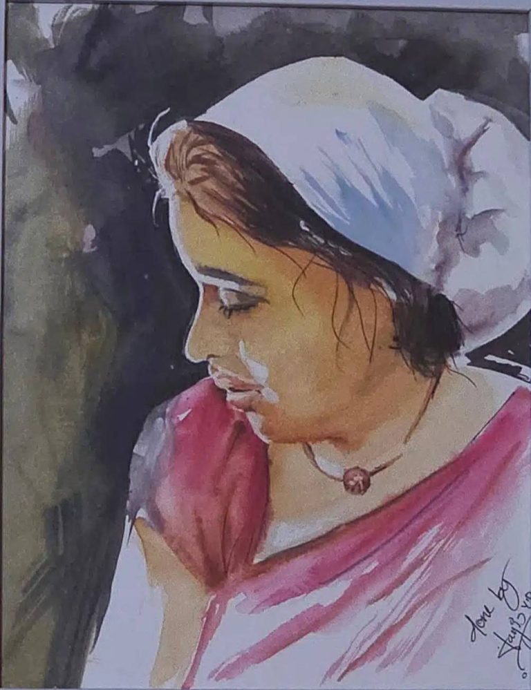 Village Women in morning.