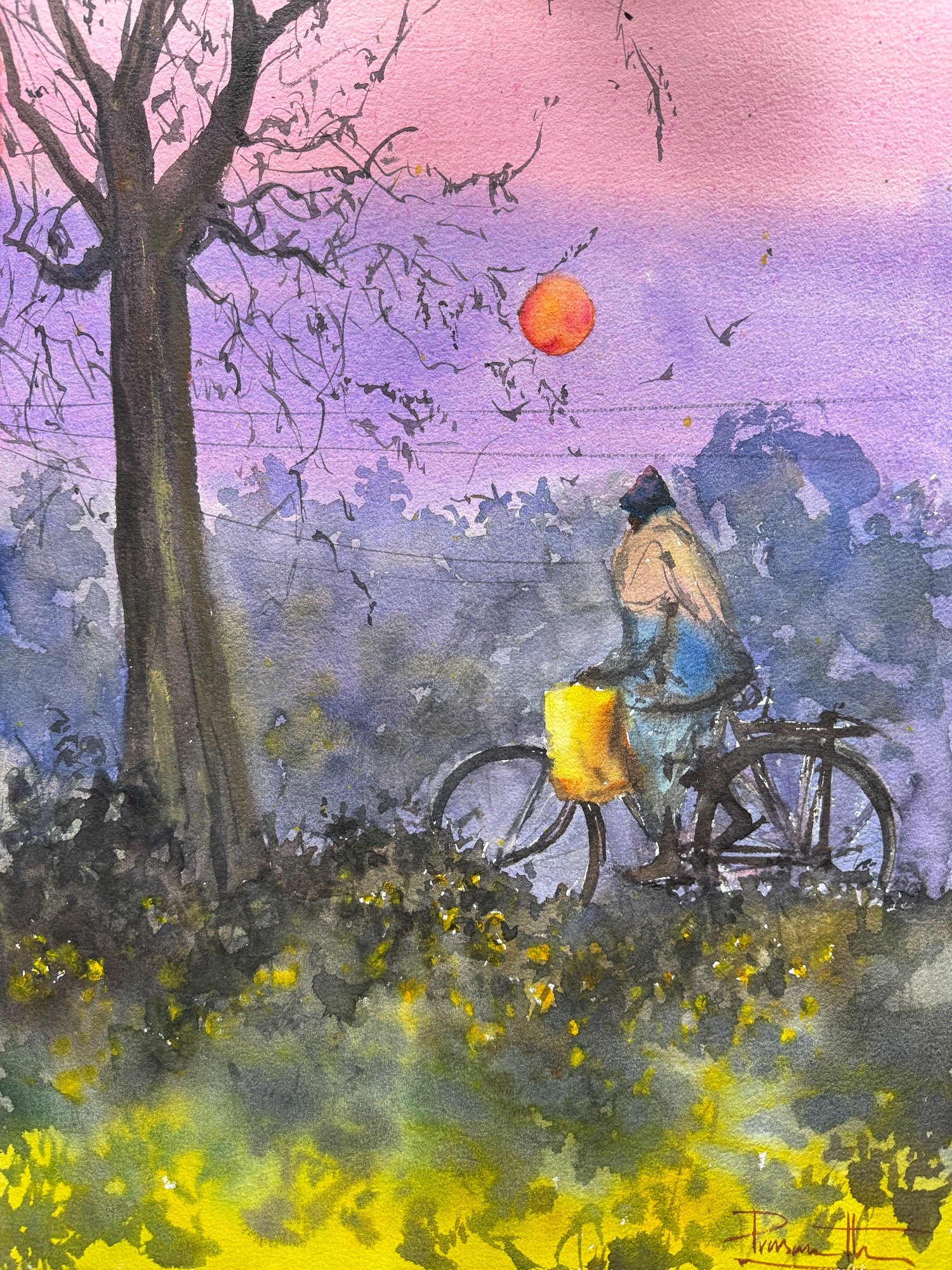 Watercoloe painting