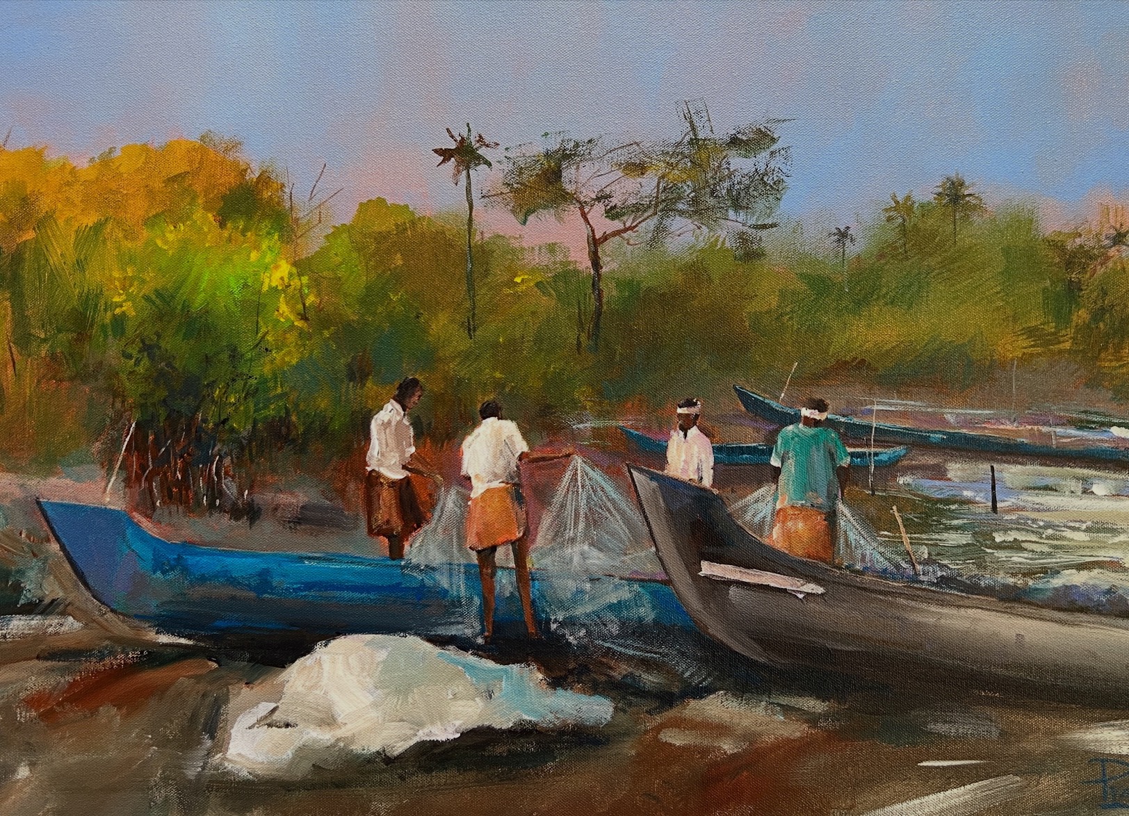 Fishermen at Work