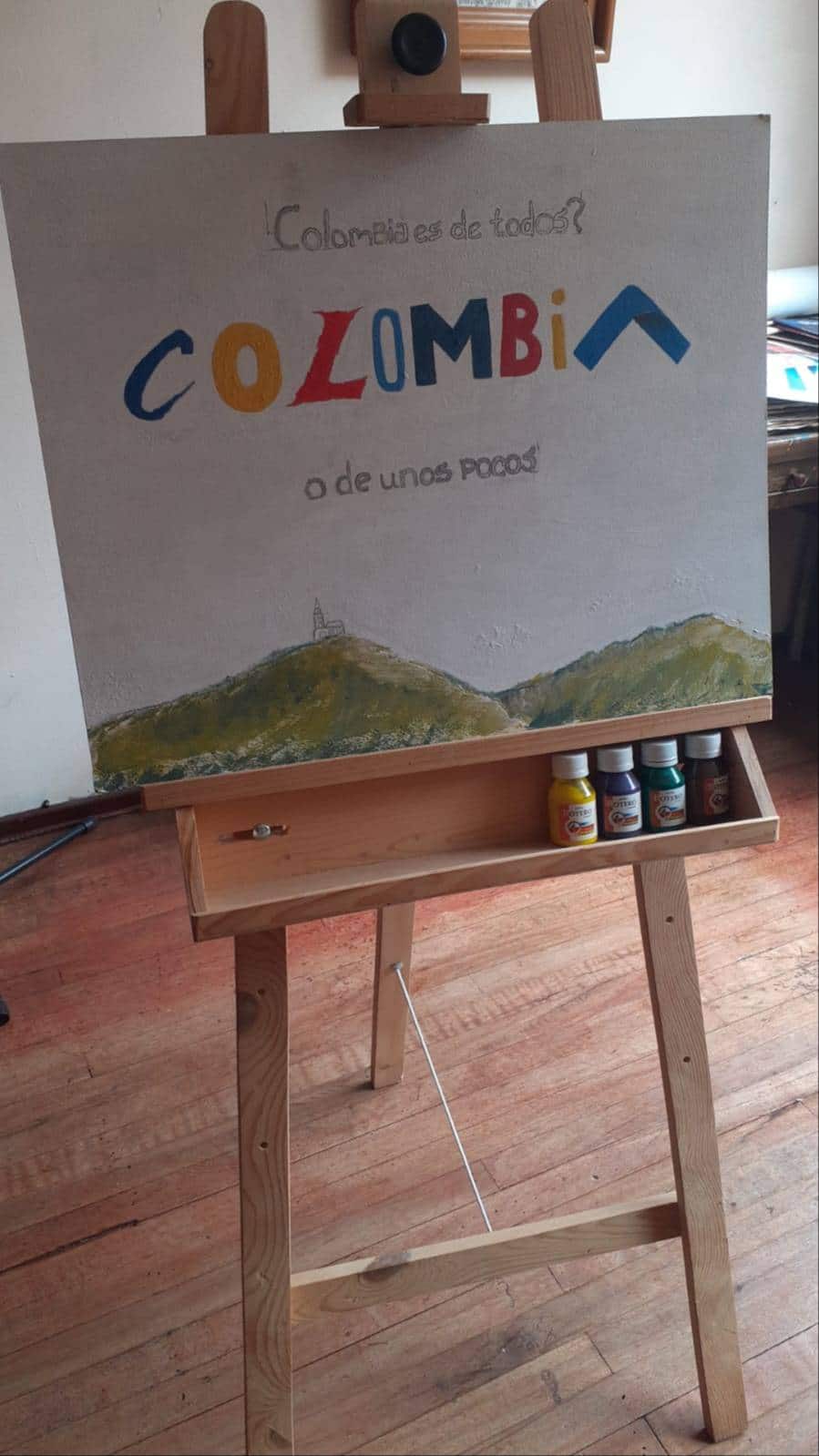 Realizando la obra de quien es Colombia