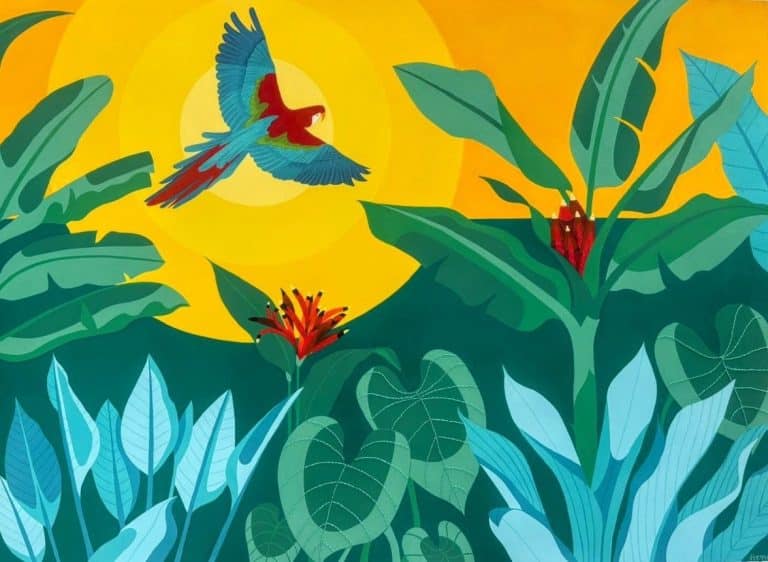 Cuadro Guacamaya