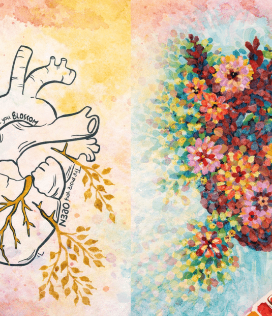 A Blossoming Heart: Art as a Statement of Healing and Self-Love