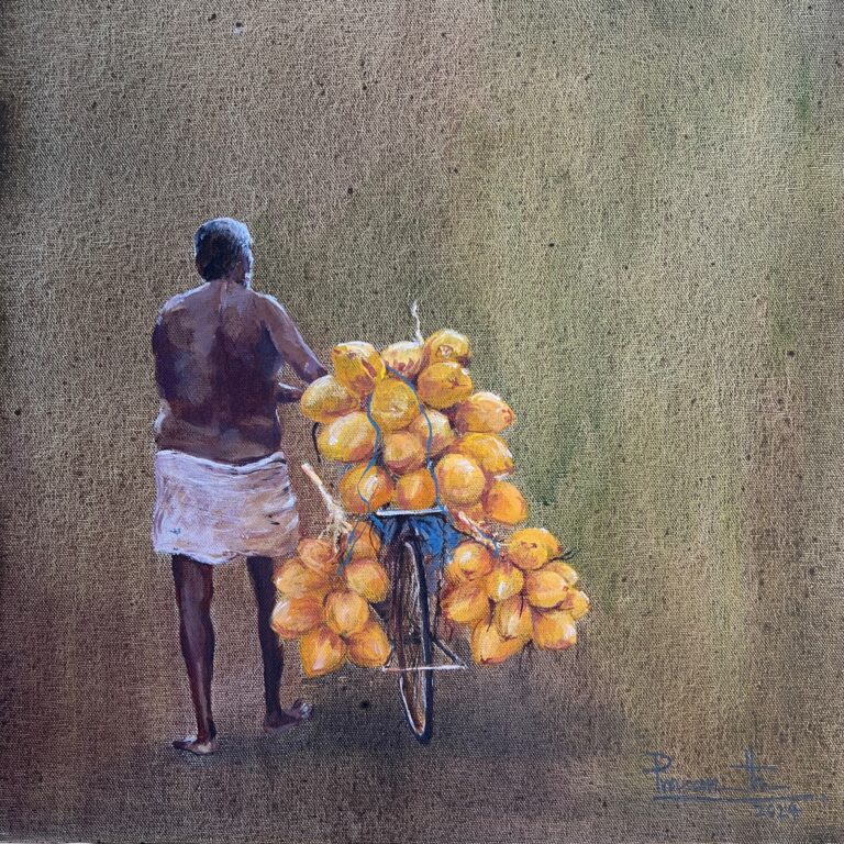Coconut seller