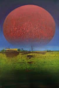 Red sun set