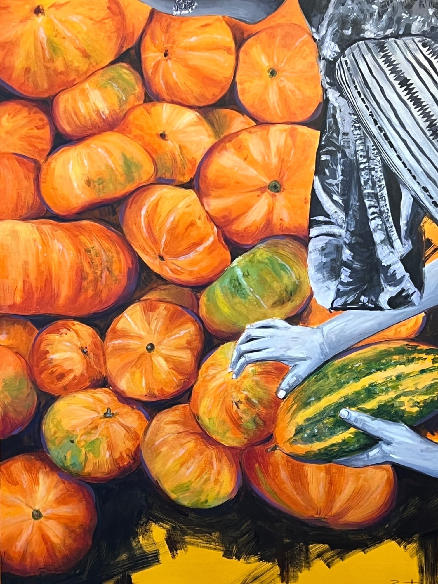 Pumpkins in Market