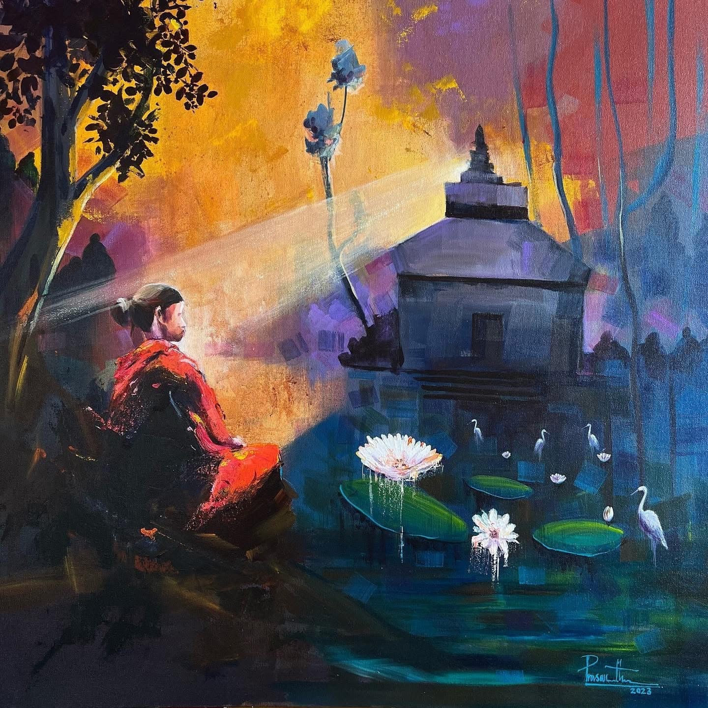 Monk on meditation