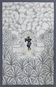 Shreenath ji Leela with cows