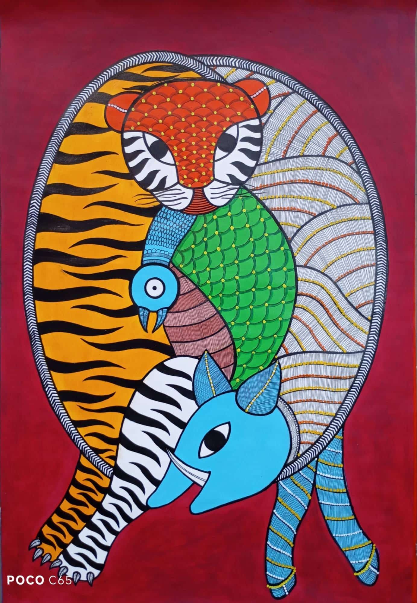 Pintura Gond