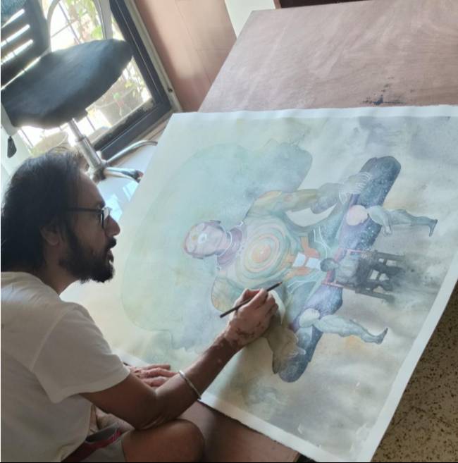 Mastering the flow of watercolor