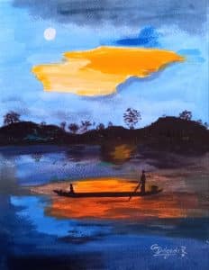 Atardecer en el Magdalena