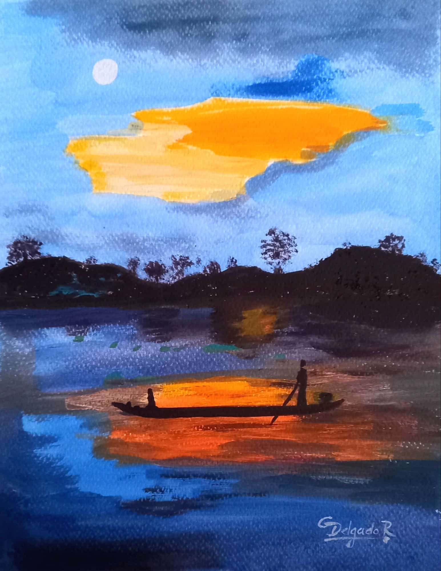 Atardecer en el Magdalena