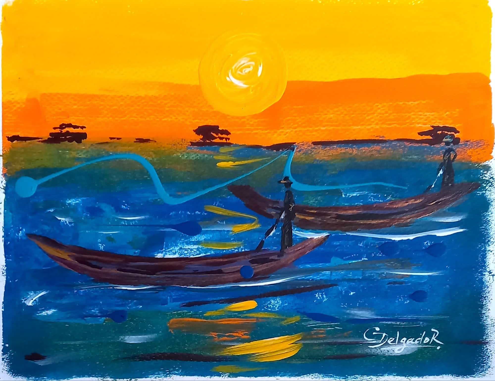 Pesca en el Magdalena