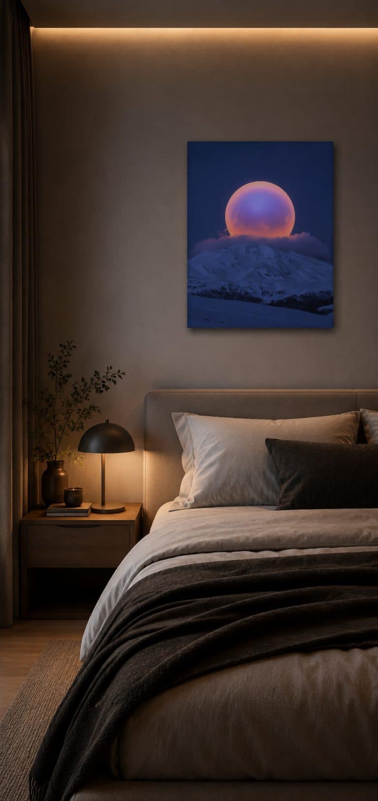 bedroom artwork