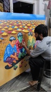 Art begins with an idea