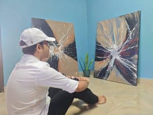 Paintings in my Studio