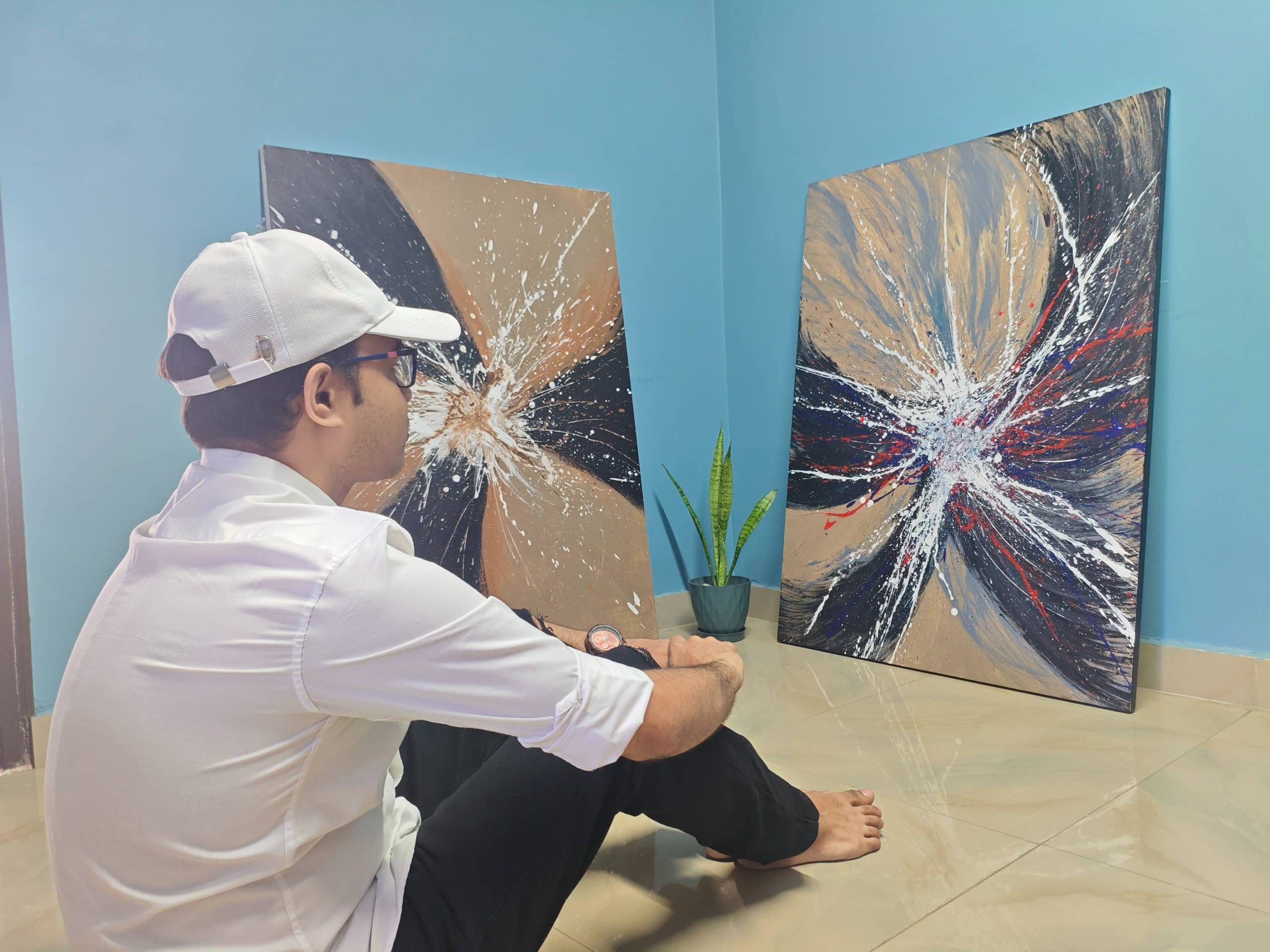 Paintings in my Studio
