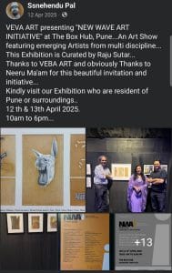 Parathyroid as an invited Artist in the Art Exhibition organised by VEVA ART GALLERY, Pune in 2025.