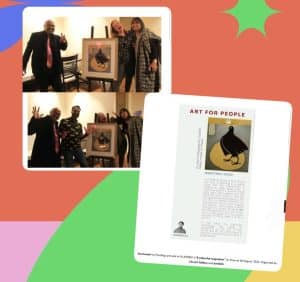 Auctioned my Painting at Rs.49500_= in an Art Auction in Pune organized by Lila Art Gallery and Jumbish in 2023.