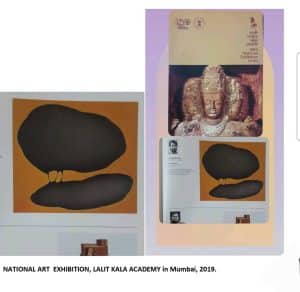 Selected my Art Work in the National Art Exhibition organised by Lalit Kala Akademi in 2019.