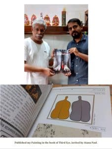 My Painting published in the Book published by "Third Eye", a group of creative photographers.