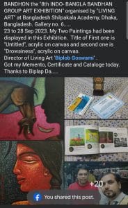 BONDHAN an Art Exhibition in Bangladesh.
