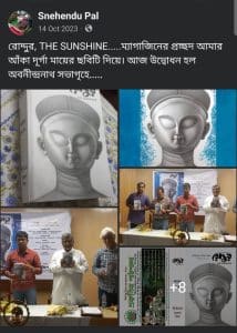 My Drawing as a book cover of SUNSINE.