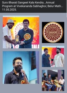 Attended the Annual program of Suro Bharati Sangeet Kala Kedra.