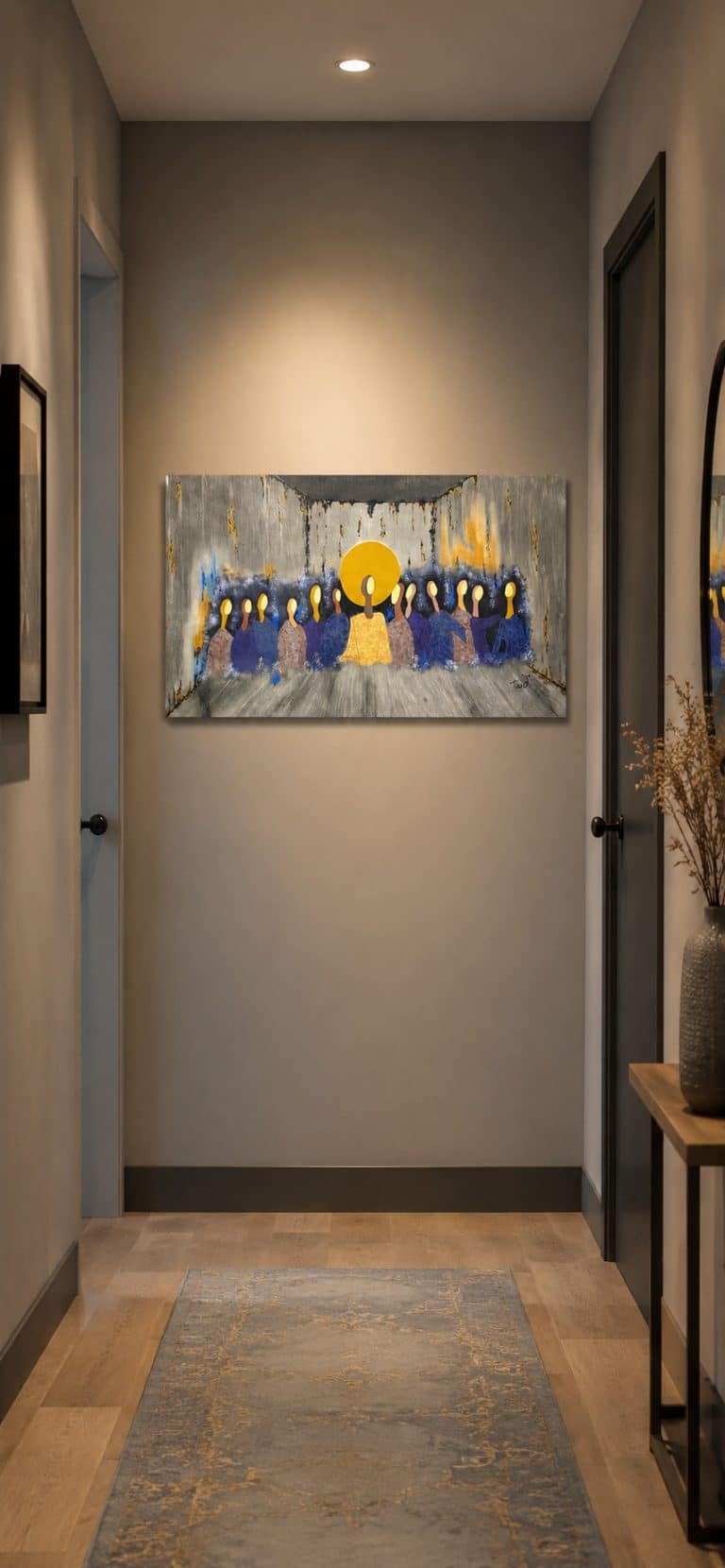 hallway artwork