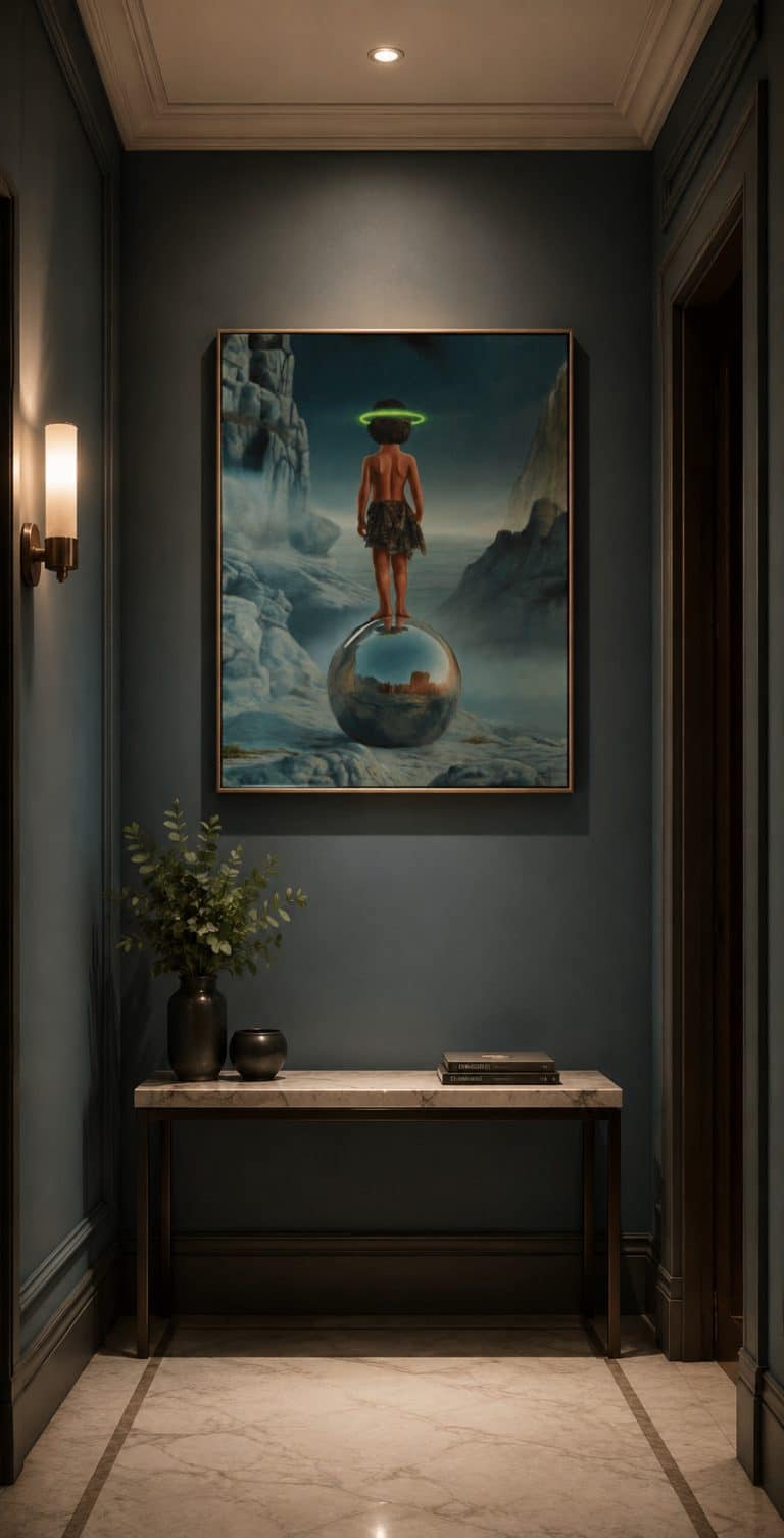 hallway artwork
