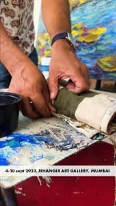 Translating the rhythm of nature into bold, abstract canvas stories